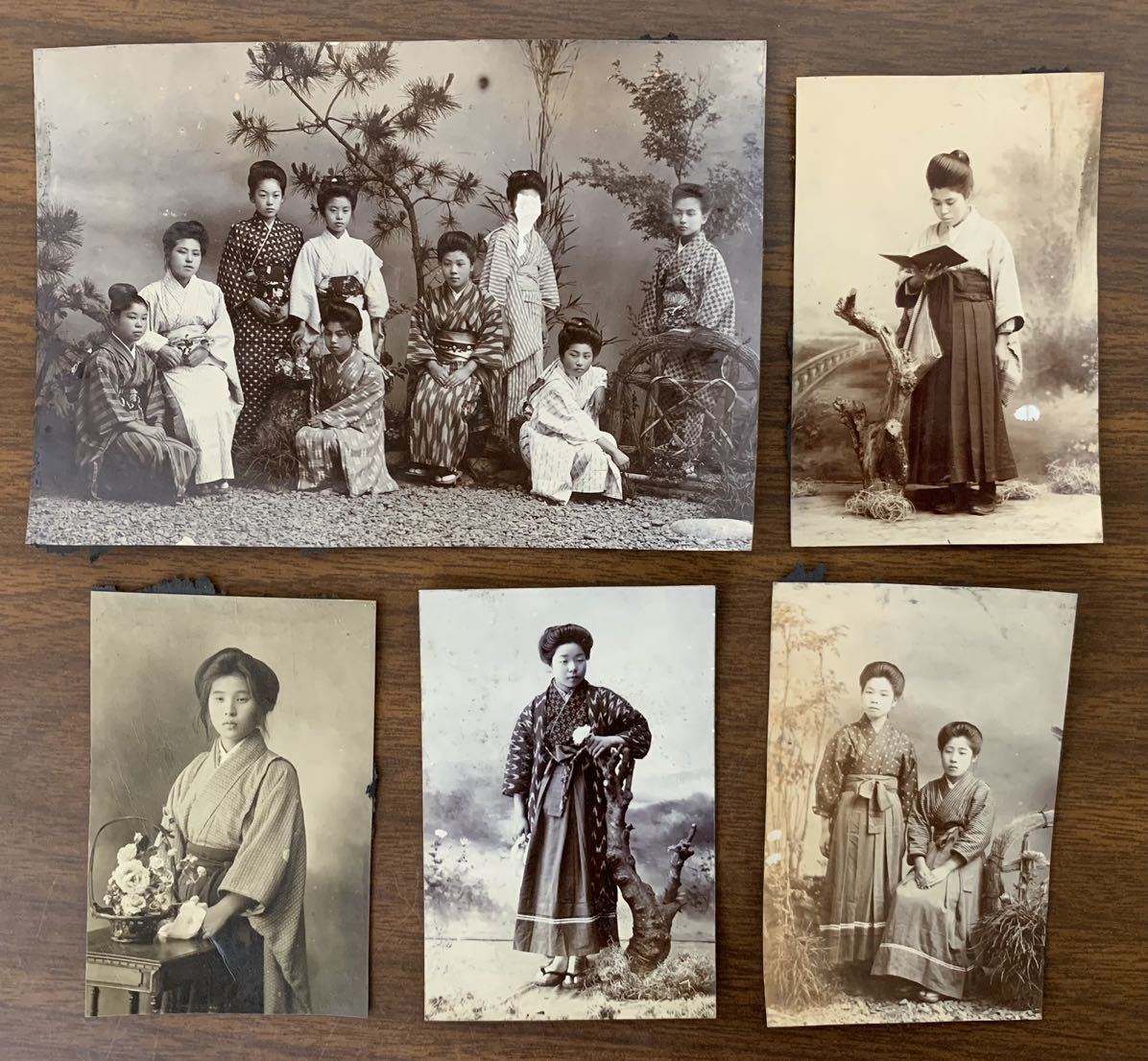 戦前 大正時代の女学生 女性 古写真 5枚 着物 美人 美女 美少女 大正 大正モダン 和洋折衷 昭和 歴史 大日本帝国 時代考証 178 その他 売買されたオークション情報 Yahooの商品情報をアーカイブ公開 オークファン Aucfan Com