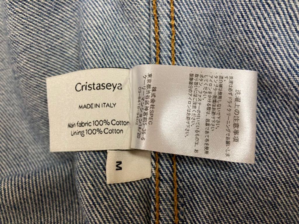 新品未使用 Cristaseya OVERSIZED BLEACHED DENIM JACKET size：M ♯13