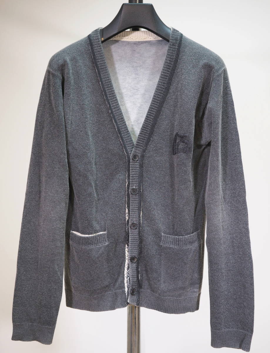 John Galliano ジョンガリアーノ 07AWペイント加工カシミアウール