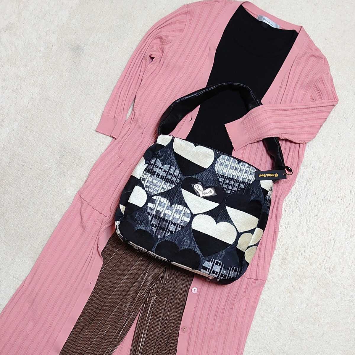 ☆新品 Think Bee! シンクビー ワンハンドル ハンドバッグ ハート 