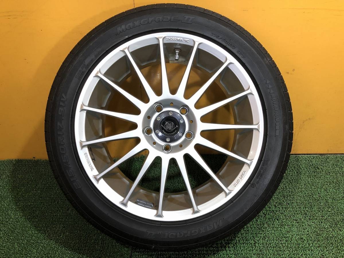 No.810 クリムソン CLUB LINEA LINEA SPORT 17インチ 17×7JJ 5穴 PCD114.3