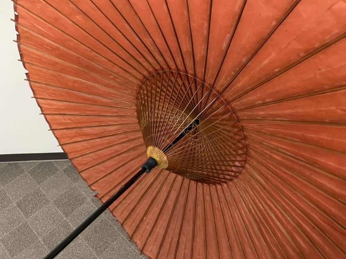 高級羽二重傘 壱本選 蛇の目傘