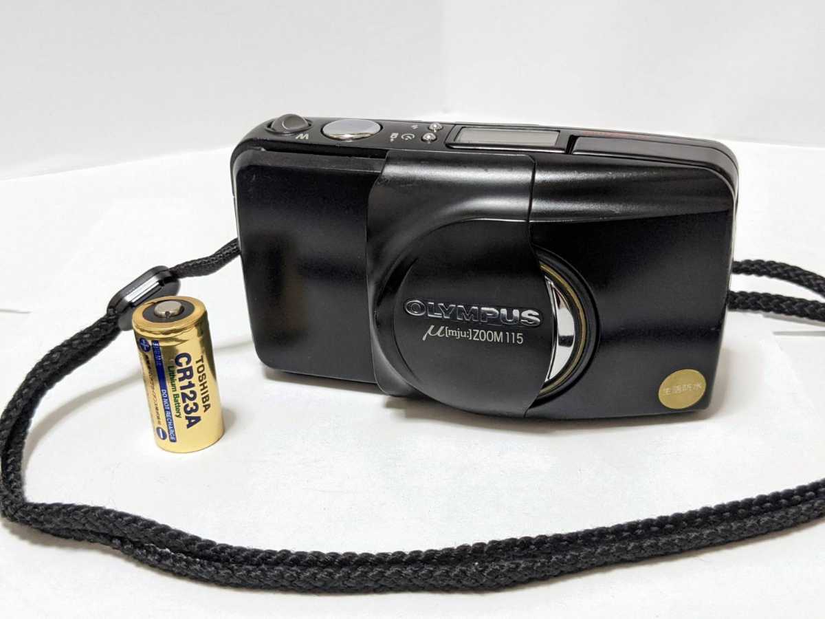 希少☆OLYMPUS μ [mju:]ZOOM 115 ブラック☆オリンパス コンパクト