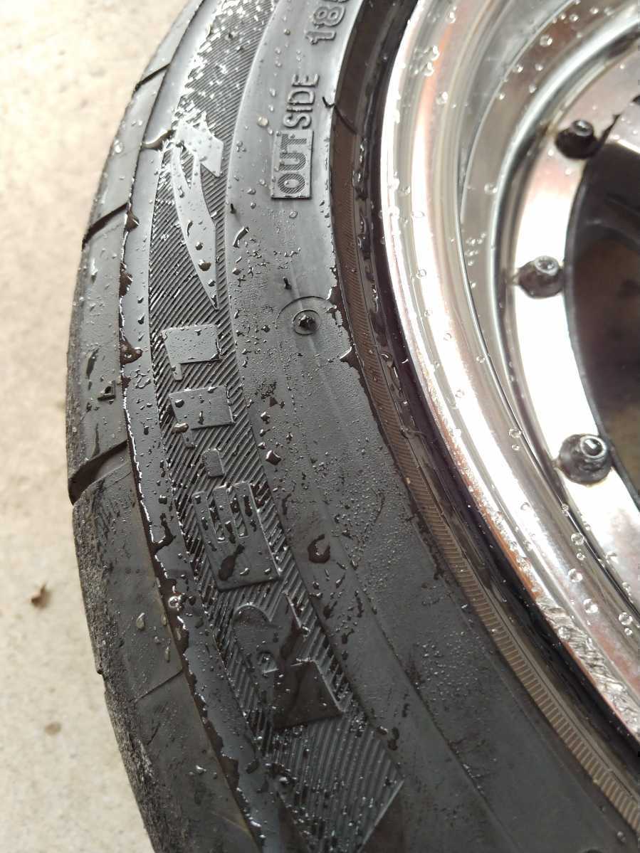 WORK EQUIP エクイップ01 2本セット PCD100 4H 7J+23 ポテンザ付 深
