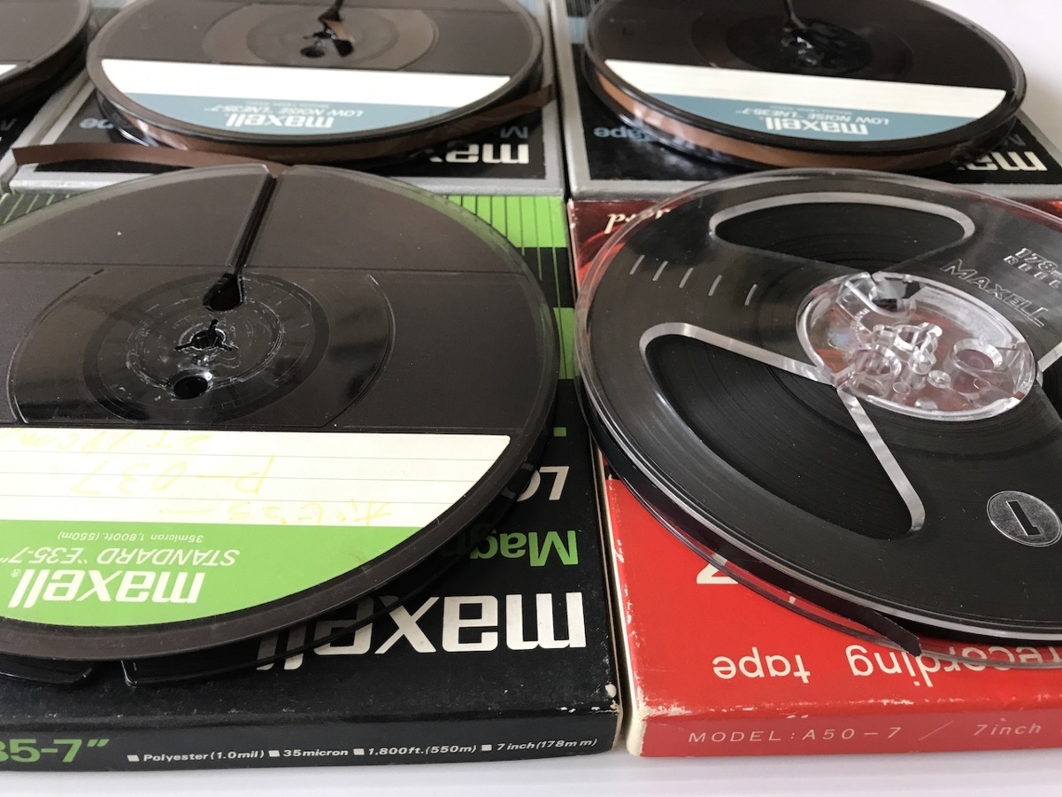 オープンリールテープ 7号 MAXELL 各種 6本セット LN 35-90 UD 35-60