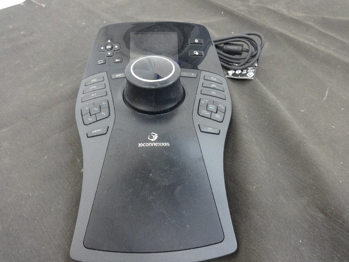 3DCONNEXION 液晶付き3Dマウス SPACEPILOT PRO 現状品 CJ5.016 /06