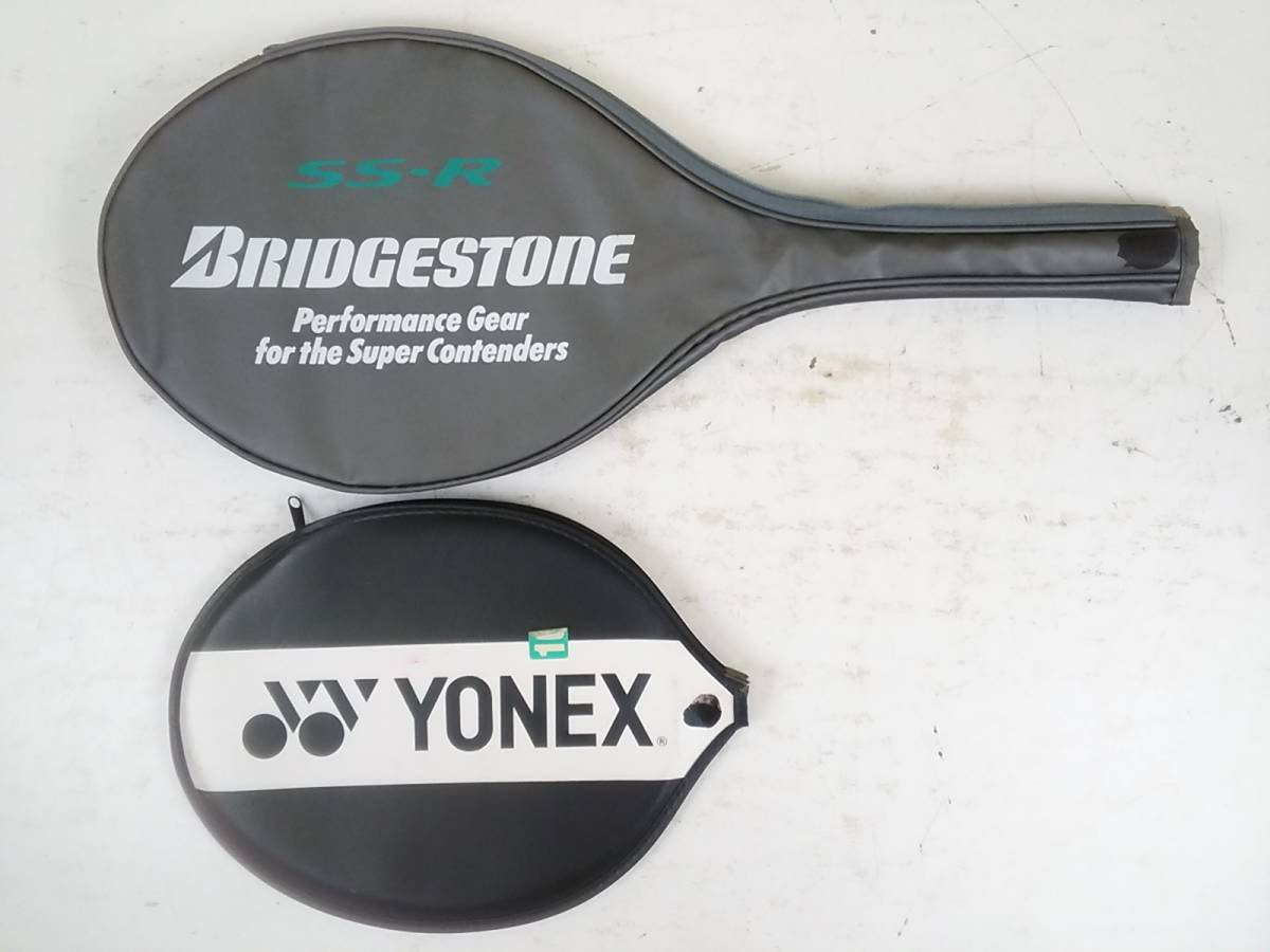 浜/YONEX/BRIDGESTONE/バドミントンラケット/2本セットまとめ売り 
