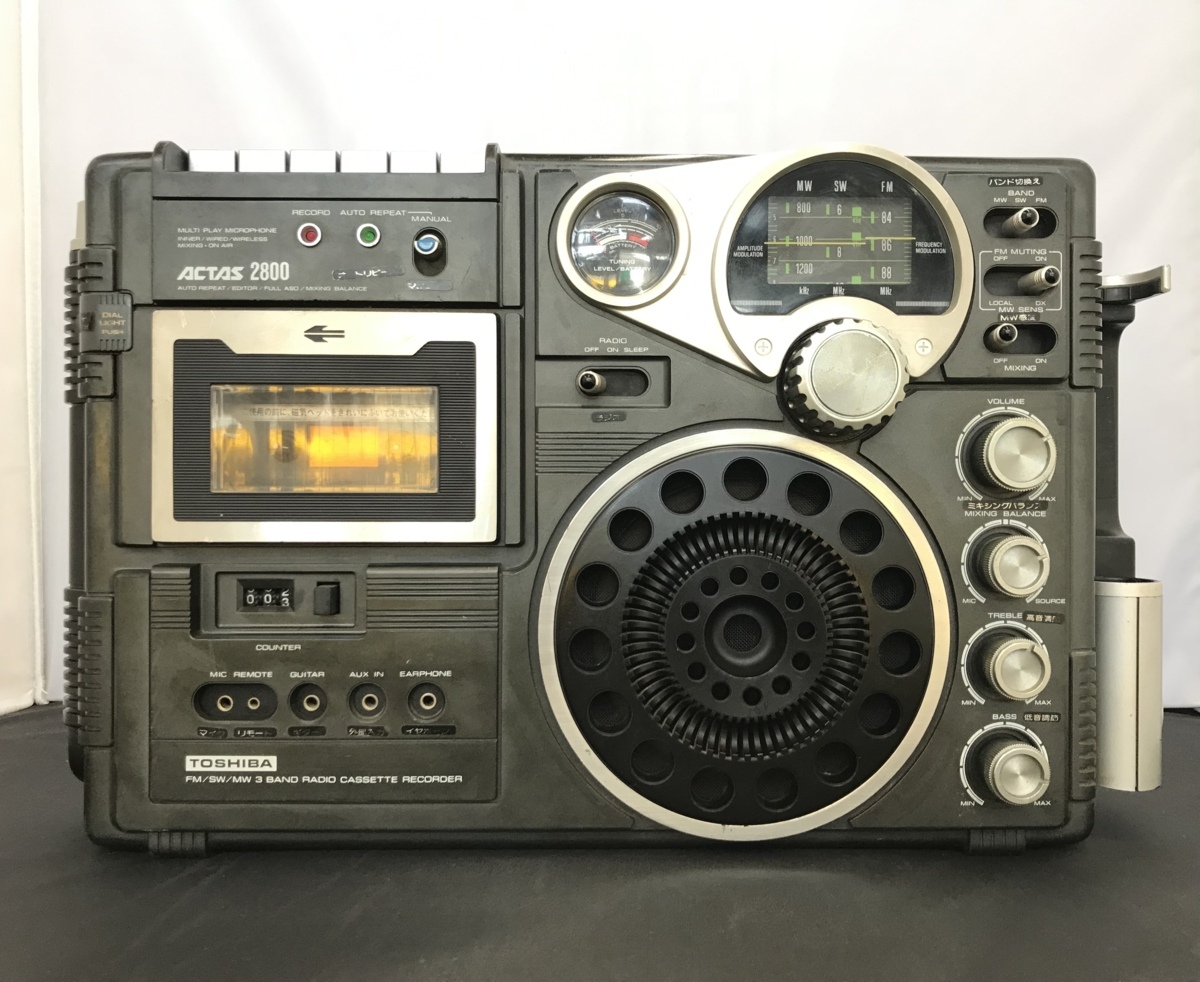 希少!! 東芝 RT-2800 ACTAS ラジオカセットレコーダー 現状品