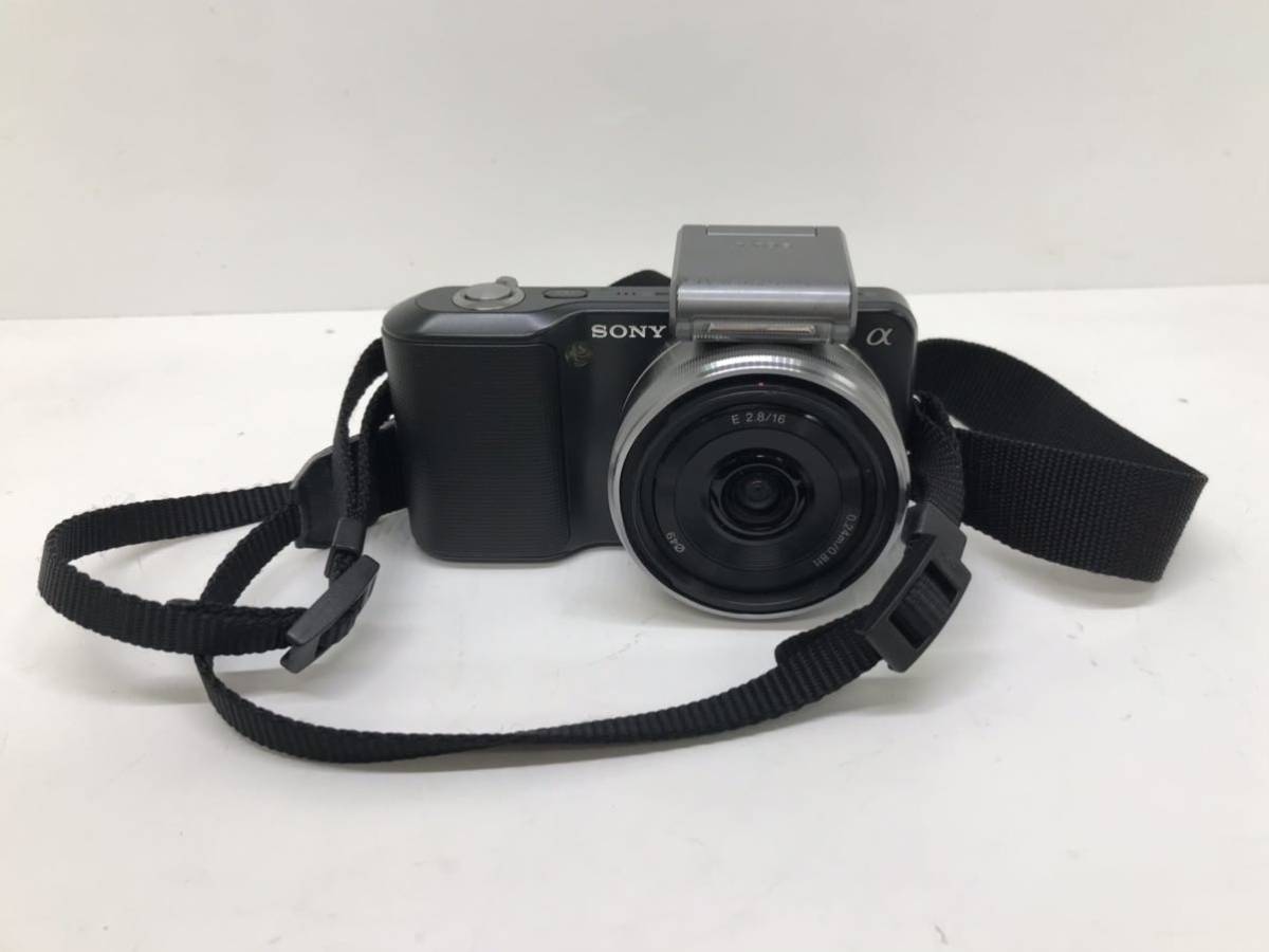 ジャンク】SONY ソニー ミラーレスカメラ α NEX-3 ブラック NEX-3