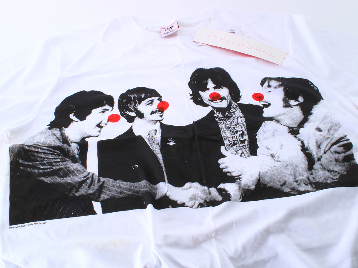 Stella Mccartney Beatles T Shirts For Red Nose Day ステラ マッカートニー ビートルズ レッド ノーズ デイ Tシャツ Lサイズ The Beatles 売買されたオークション情報 Yahooの商品情報をアーカイブ公開 オークファン Aucfan Com