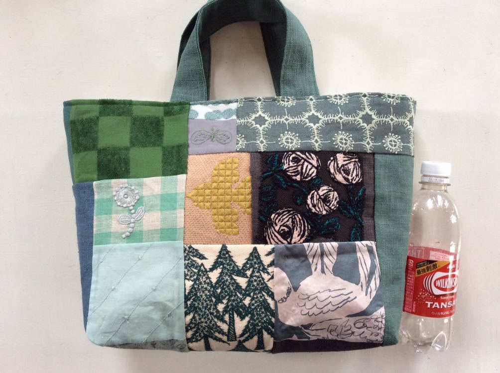 ミナペルホネンsmile flowerトートバック（ハンドメイド ミナ  