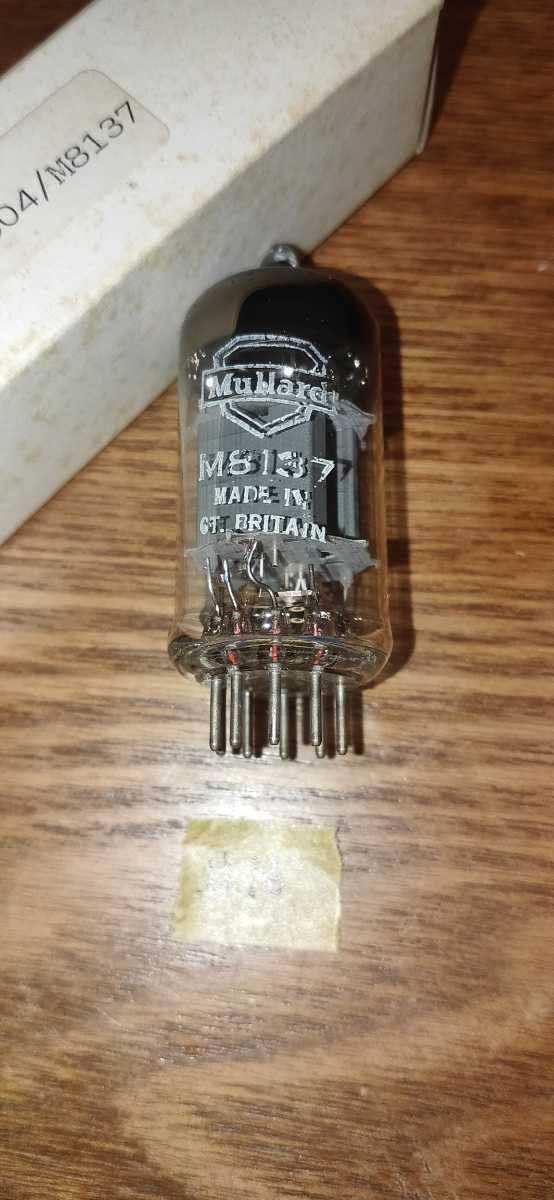 真空管 Mullard M8137 CV4004 KB/D ( 12AX7 ) 2本 同一ロット ペア品