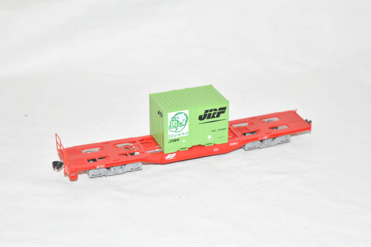 【新品，送料無料】 TOMIX コキ２００ コンテナ エコレールマークコンテナ付(貨物列車)｜売買されたオークション情報、yahooの商品情報をアーカイブ公開 - オークファン 貨物列車