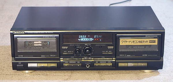Technics RS-TR4750 ダブルカセットデッキ テクニクス デッキ メルカリ