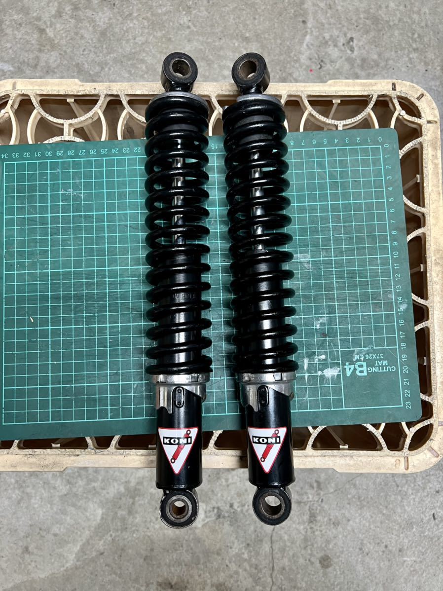 当時物 350mm Z2 KONI 細巻き Z1 750RS 三角 旧車 76K-1343 鉄コニー