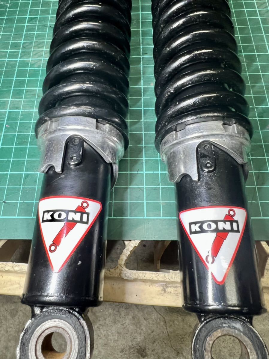 当時物 350mm Z2 KONI 細巻き Z1 750RS 三角 旧車 76K-1343 鉄コニー