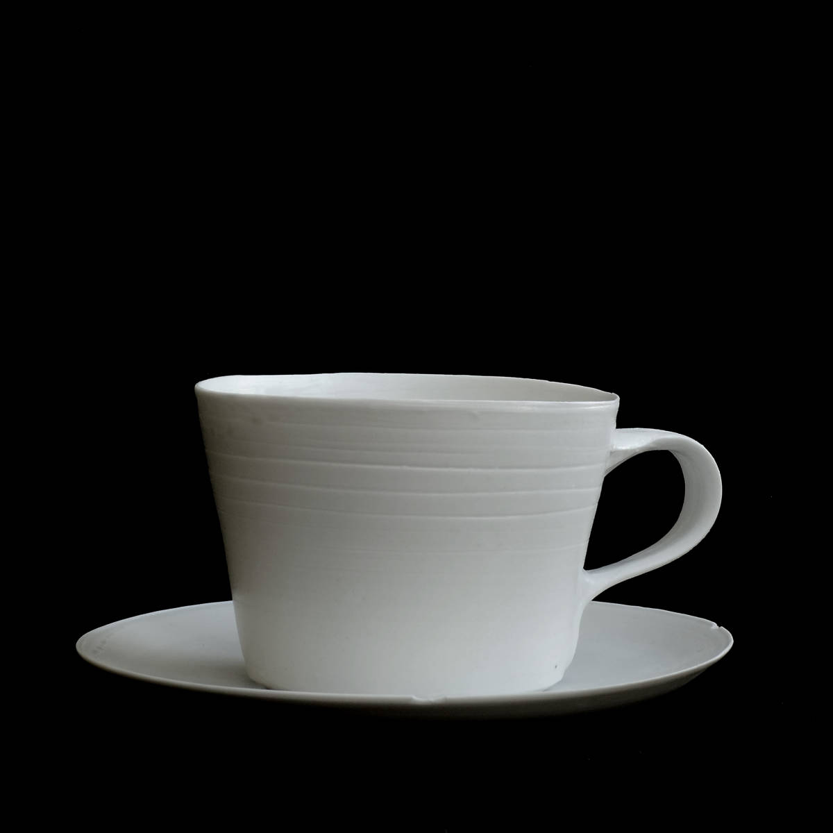 黒田泰蔵　白磁　カップとソーサー 黒田泰蔵 Taizo kuroda 白磁 カップアンドソーサー