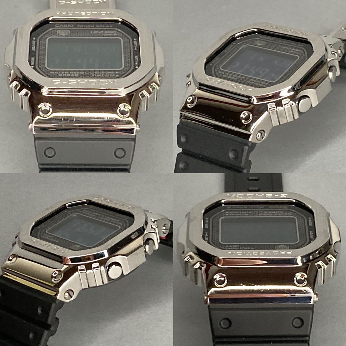 極美品 箱説タグ付G-SHOCK GMW-B5000-1JF タフソーラー 電波受信 電波 