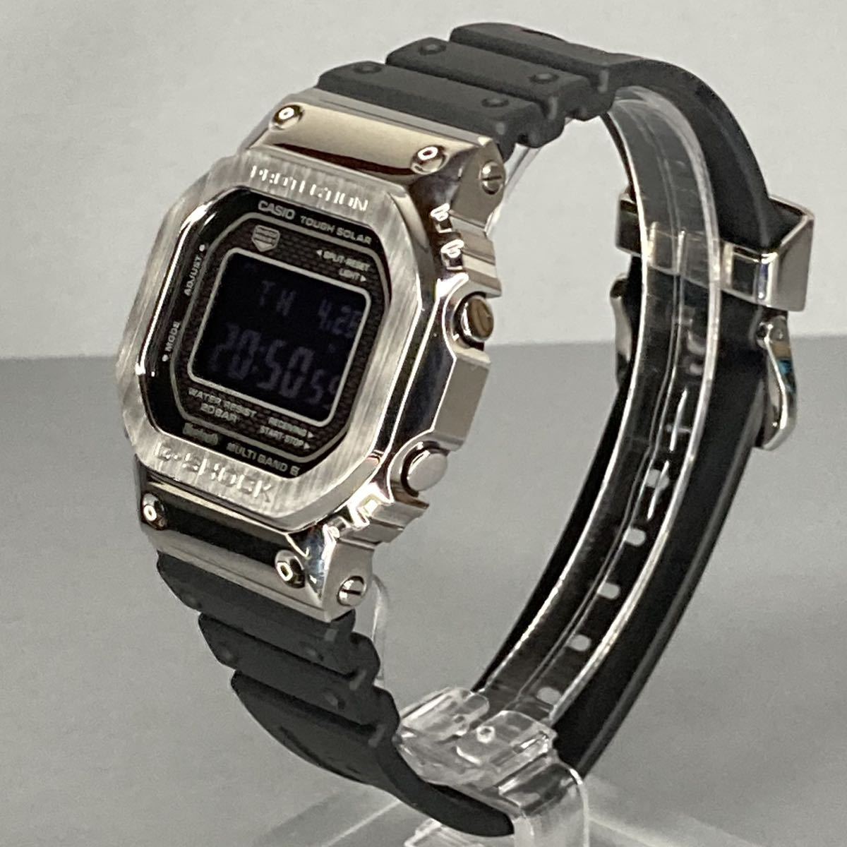 極美品 箱説タグ付G-SHOCK GMW-B5000-1JF タフソーラー 電波受信 電波 