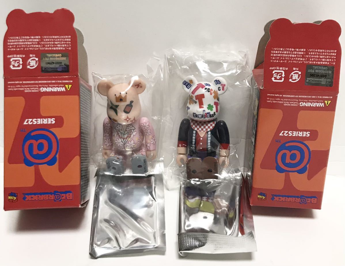 BE@RBRICK 忌野清志郎 & ZERRY 2体セット ベアブリック 27 アーティスト・アーティスト裏 ARTIST 100% 2体セット ベアブリック