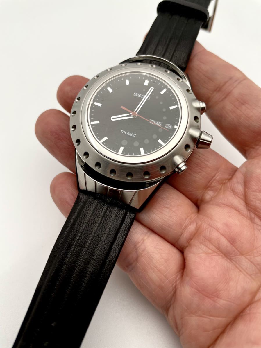 セイコーサーミック　熱発電機構搭載の腕時計 世界限定500個 SEIKO サーミック thermic 熱発電 腕時計 稼働品 セイコー サーミック