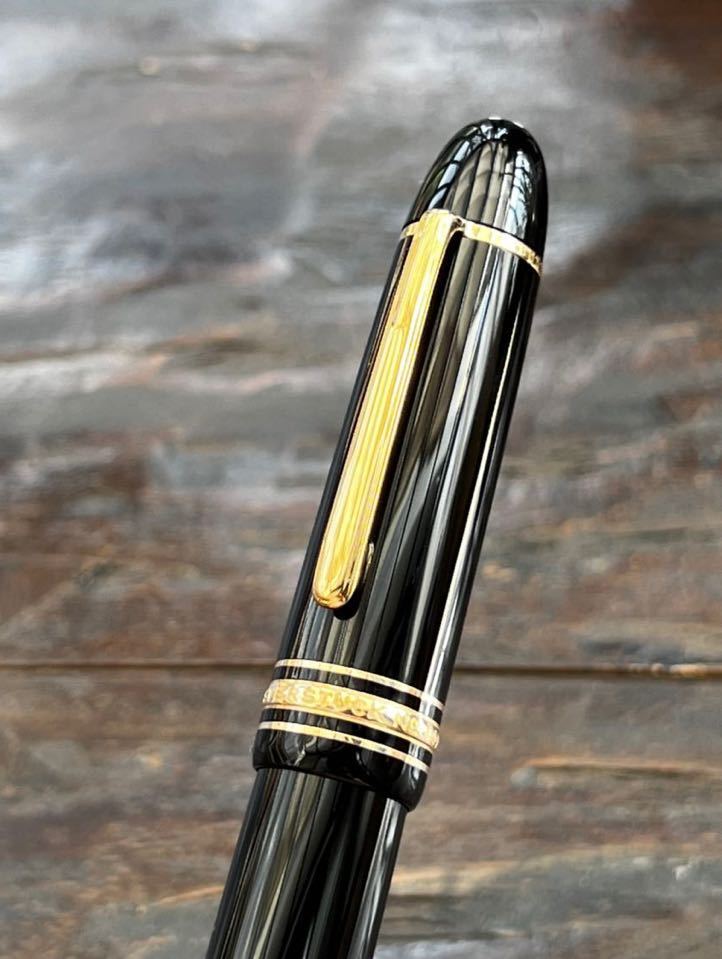 ⁠⑤【極美品】モンブラン 149 万年筆 18K 中白 マイスターシュテュック⁠ モンブラン マイスターシュテュック 149 万年筆 18K 中白 EF 極細