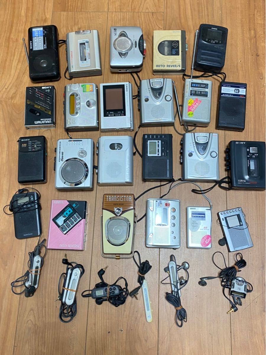 SONY AIWA Panasonic カセットウォークマン ポータブルカセット