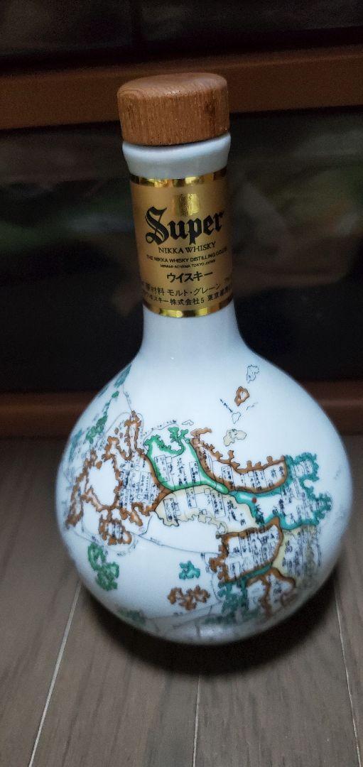宮田⭐︎SuperNIKKAWHISKY 有田焼 九州古地図ボトルウイスキー 有田焼 - 九州古地図ボトル スーパーニッカ ニッカウイスキー Yahoo