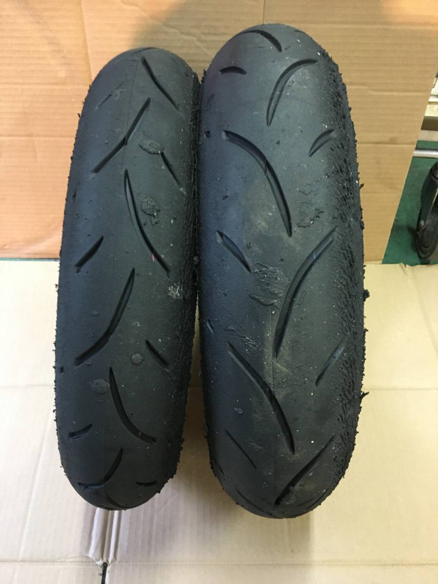 ブリヂストン バトラックス S01・S02 前後セット フロント100/485-12 