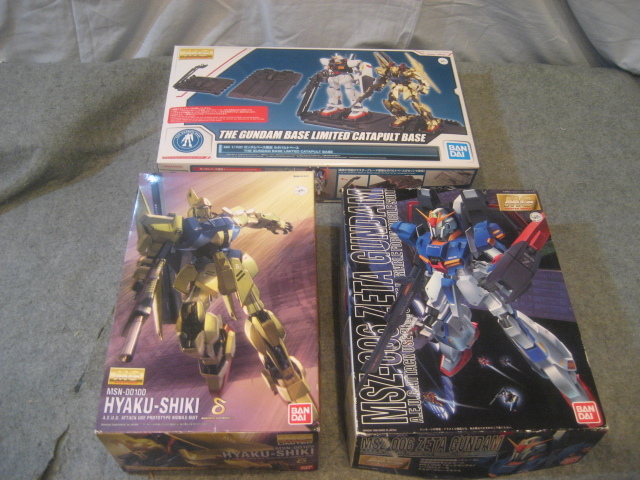 1円開始～】MG 百式 HDカラー, MG ゼータガンダム, MG カタパルト 