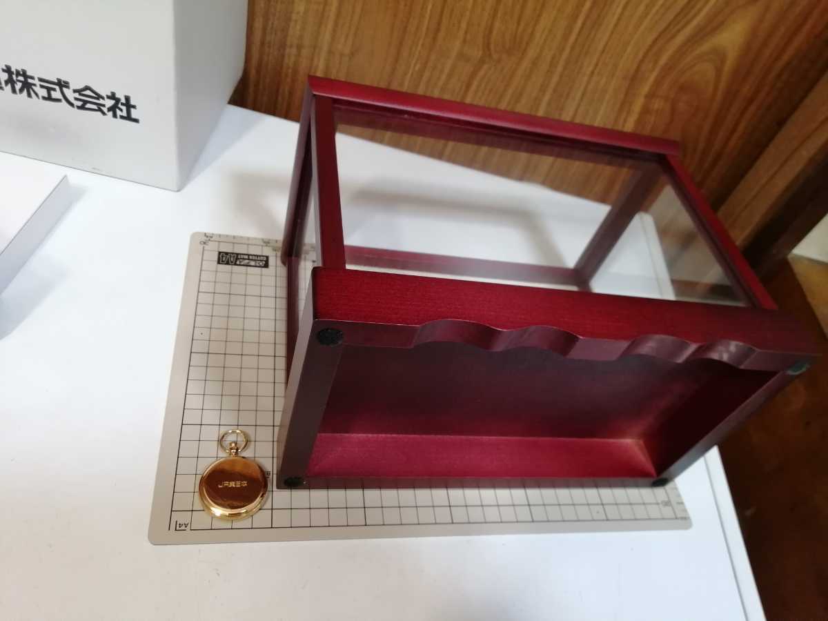 JR東日本退職記念品 ガラスケース入り 東京駅オブジェ 時計 非売品