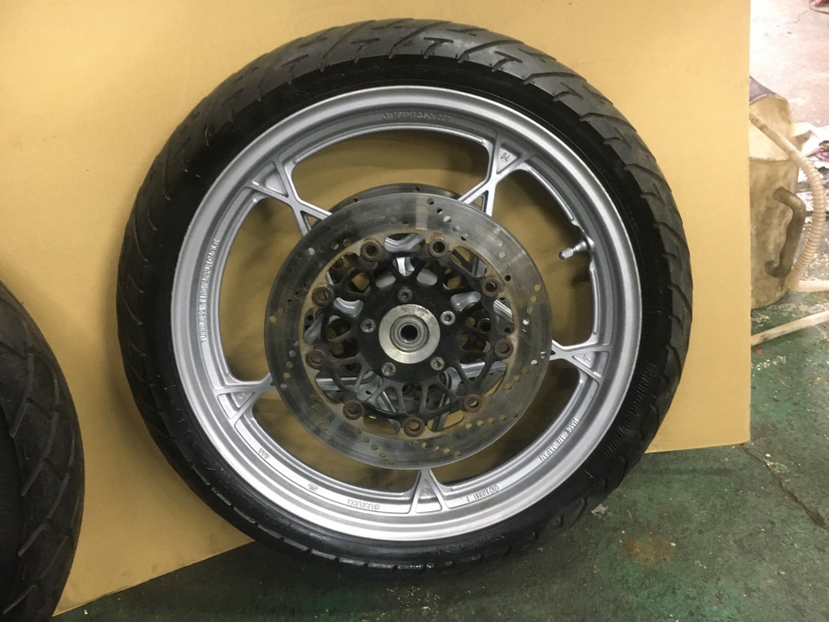 GSX400S 刀 カタナ スズキ | 純正ホイール 送料無料 前後セット GSX400 