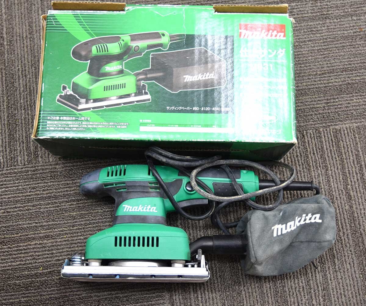 【大得価，送料無料】 マキタ makita サンダー 仕上げサンダー M931(サンダー一般)｜売買されたオークション情報、yahooの商品情報をアーカイブ公開 - オークファン サンダー一般