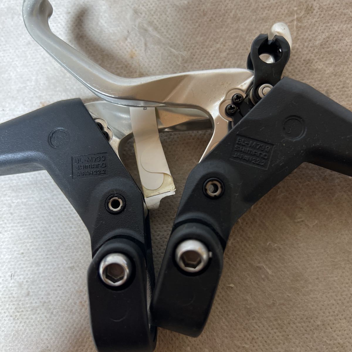 美品SHIMANO Deore XT BR- M739 ブレーキ BL-M739ブレーキレバー 前後 