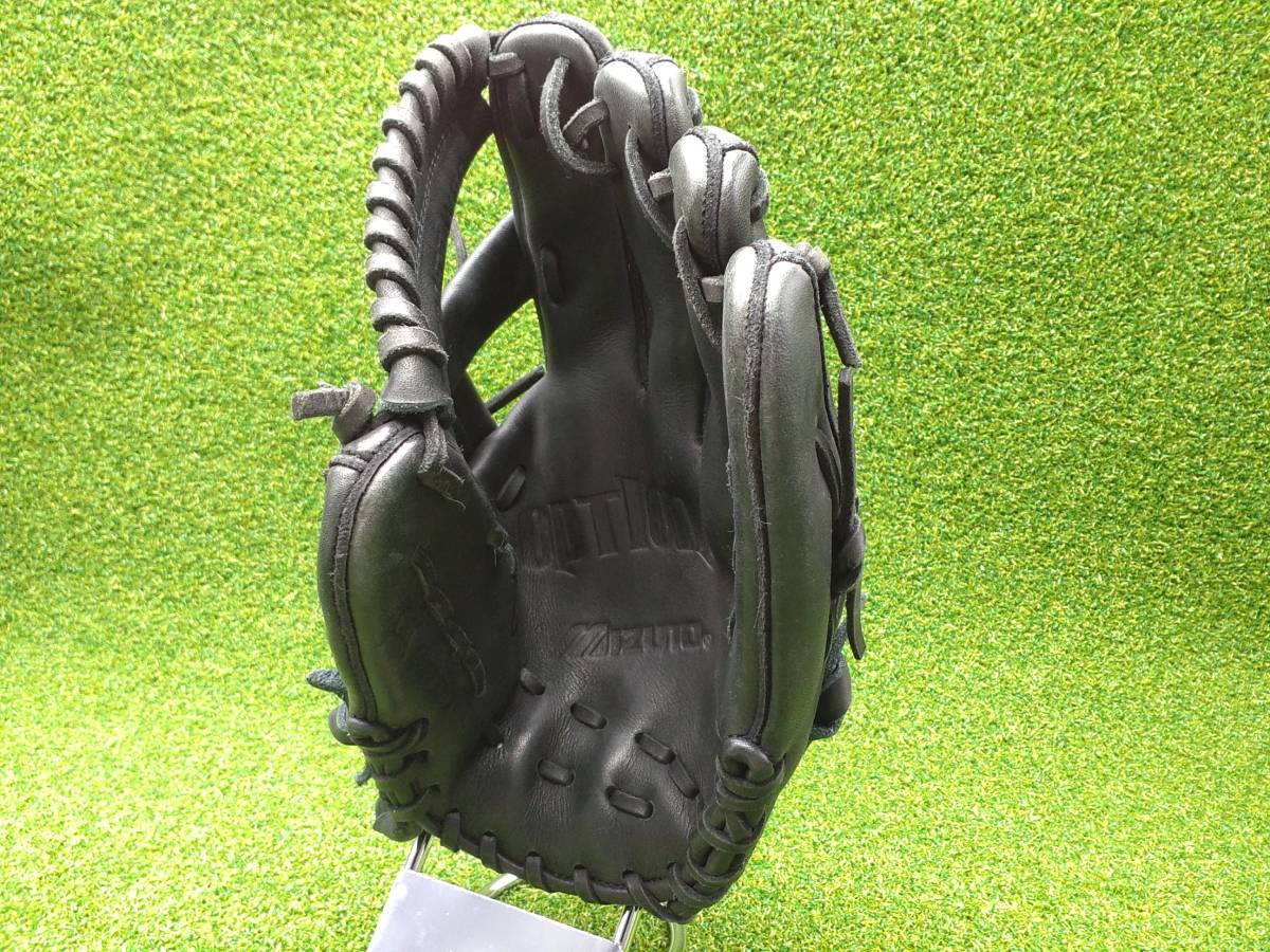 ミズノ ビューリーグ 軟式グローブ ブラック 内野手用 旧ラベル ミズノ