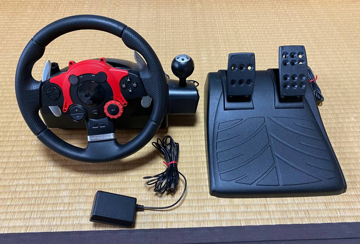 ◇【動作確認済】Logicool ロジクール ステアリングコントローラー 