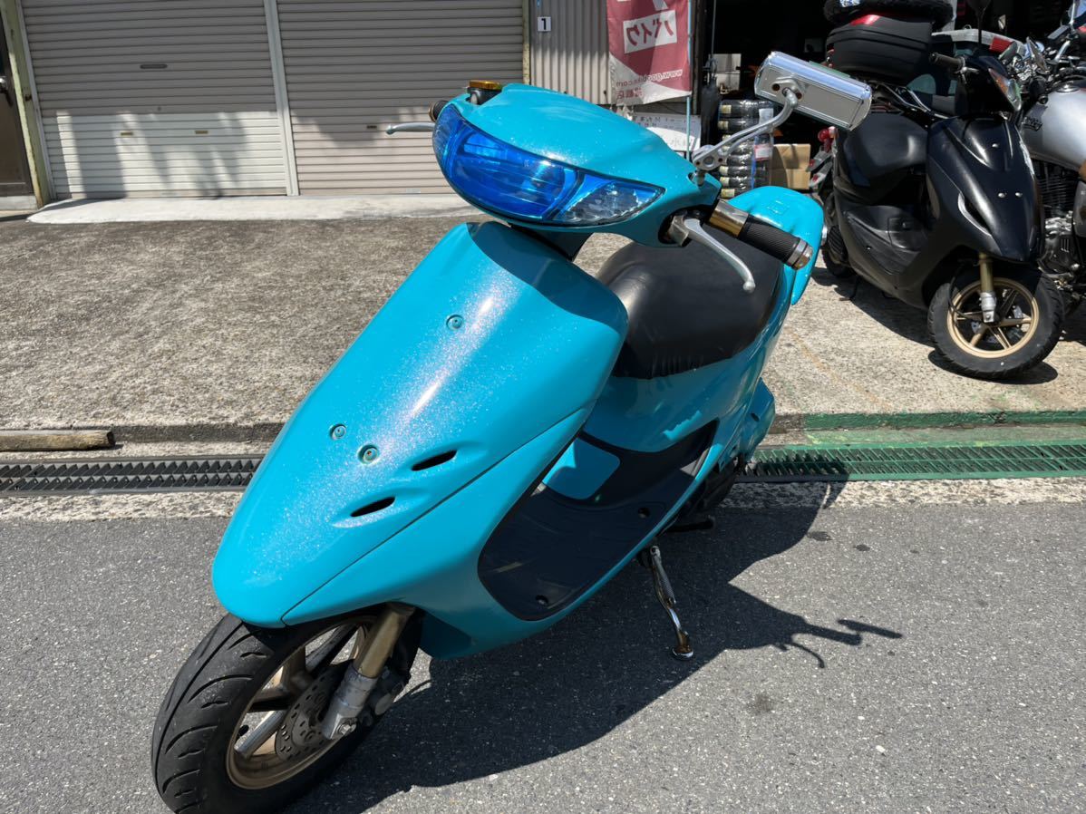 かず ライブdio ZX セル始動 エンジン良好 60キロぐらいまで確認済み 乗れ