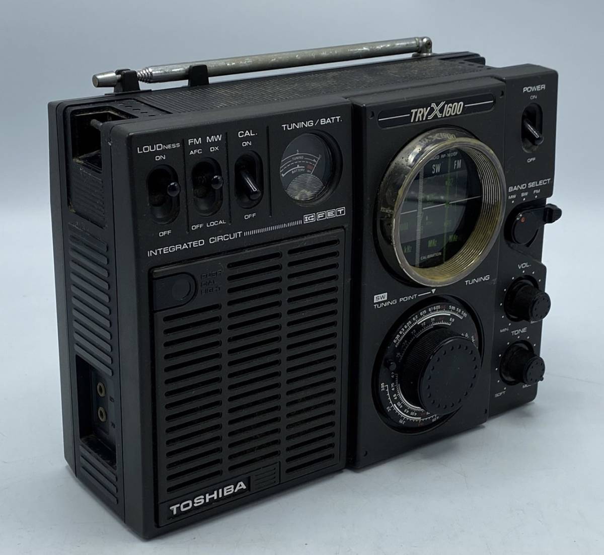 TOSHIBA TRY-X1600 AM/FM/SWラジオ 東芝 – 周波数直読式BCLラジオの