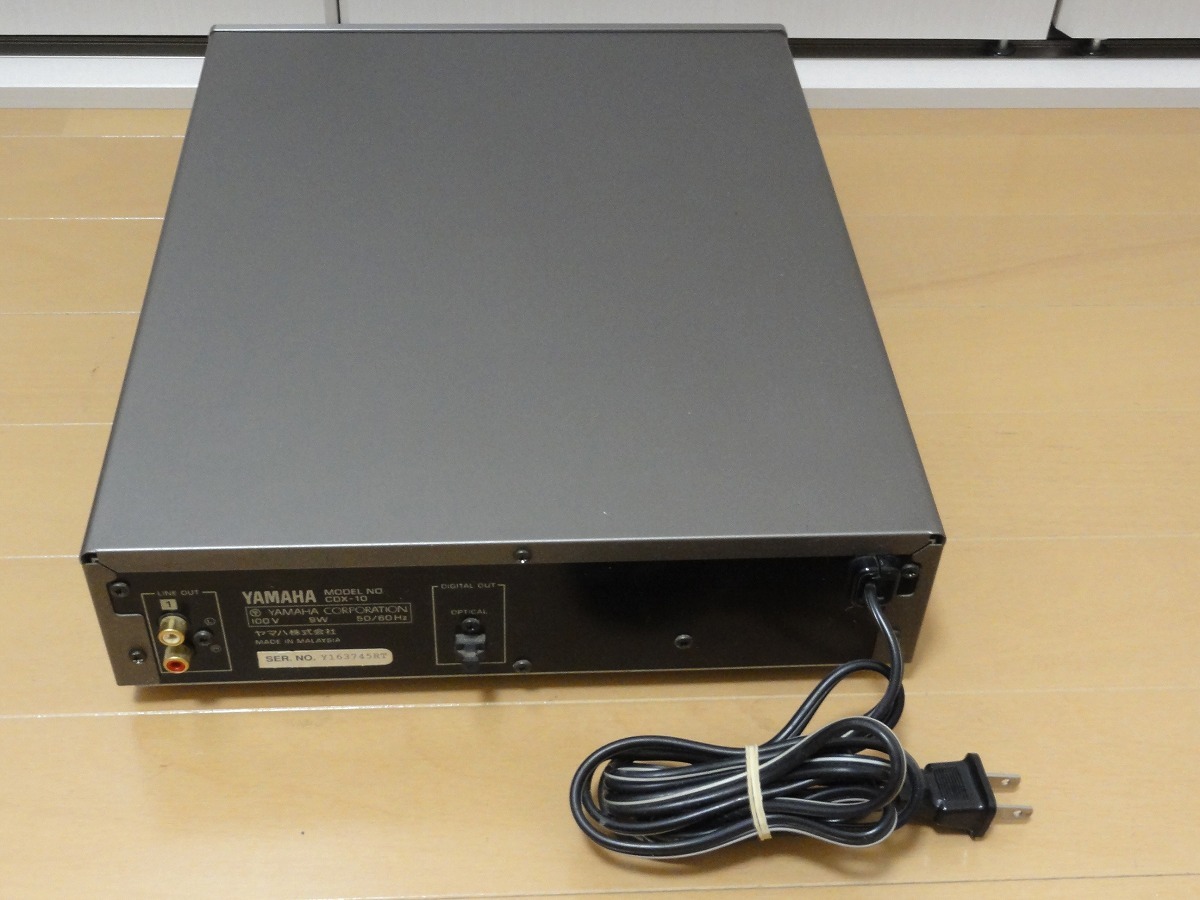 ☆ベルト新品☆YAMAHA PRO-BIT搭載CDプレーヤー CDX-10 動作品 送料無料