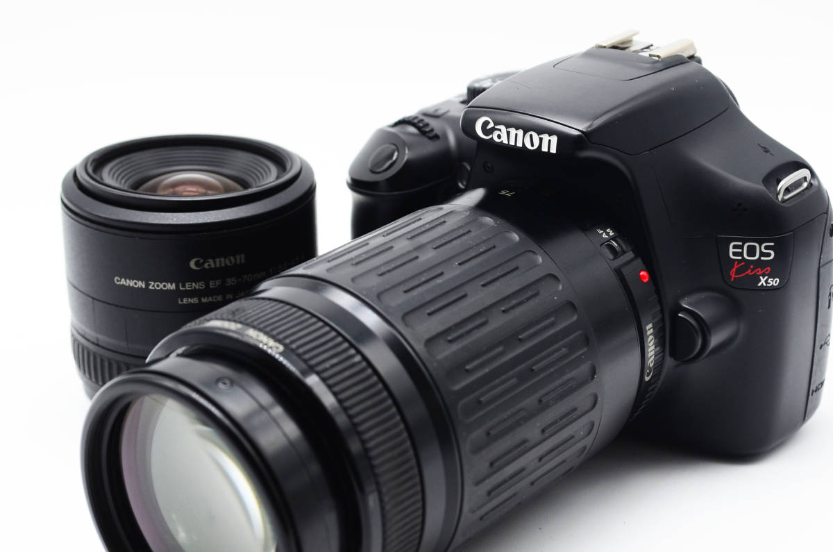 【ジャンク】【売り切り特価】Canon X50 ダブルズームセット [z063]