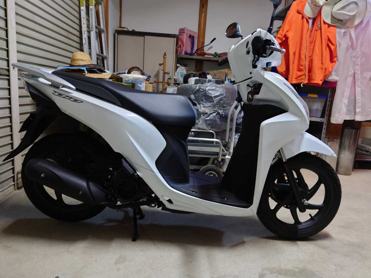 新古車 屋内保管 Honda ホンダ Dio110 ディオ110 Jf58 Espモデル 実働車 走行約300km 原付 スクーター 110cc 125cc 茨城 51cc 125cc 売買されたオークション情報 Yahooの商品情報をアーカイブ公開 オークファン Aucfan Com