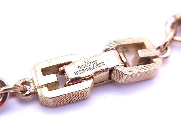 1円 □美品□ GIVENCHY ジバンシイ チェーン ブレスレット 腕飾り 