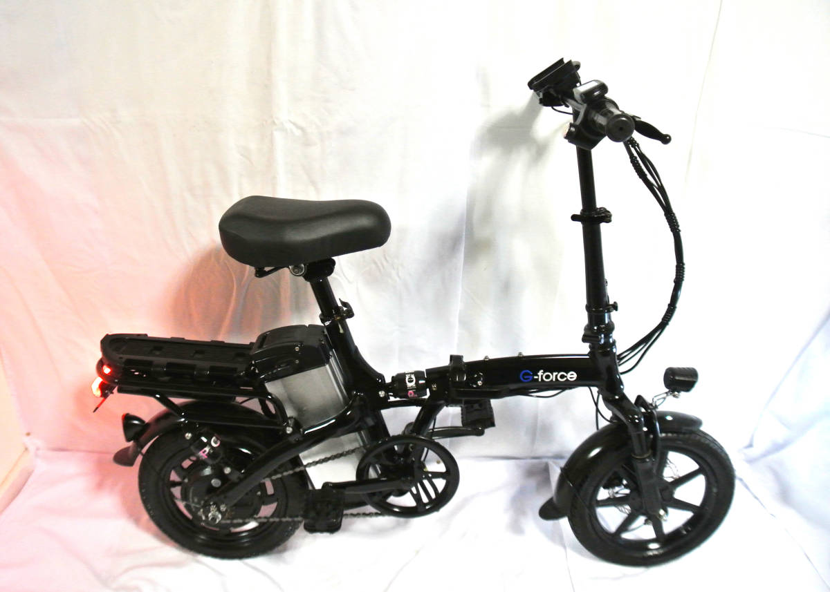 5-012 ☆ 【G-force】 ※ ディスク式 MTB 15000mah 電動折り畳み自転車 