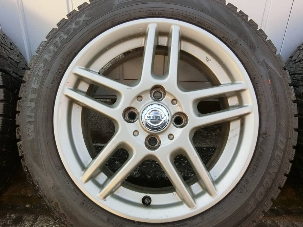 日産 純正 15インチ キューブ アルミホイール キューブ（スタッドレス