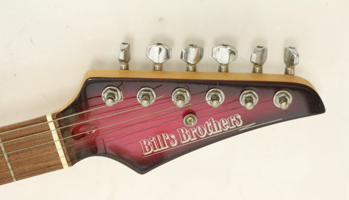 ビルブラザーズエレキギター 赤 6弦