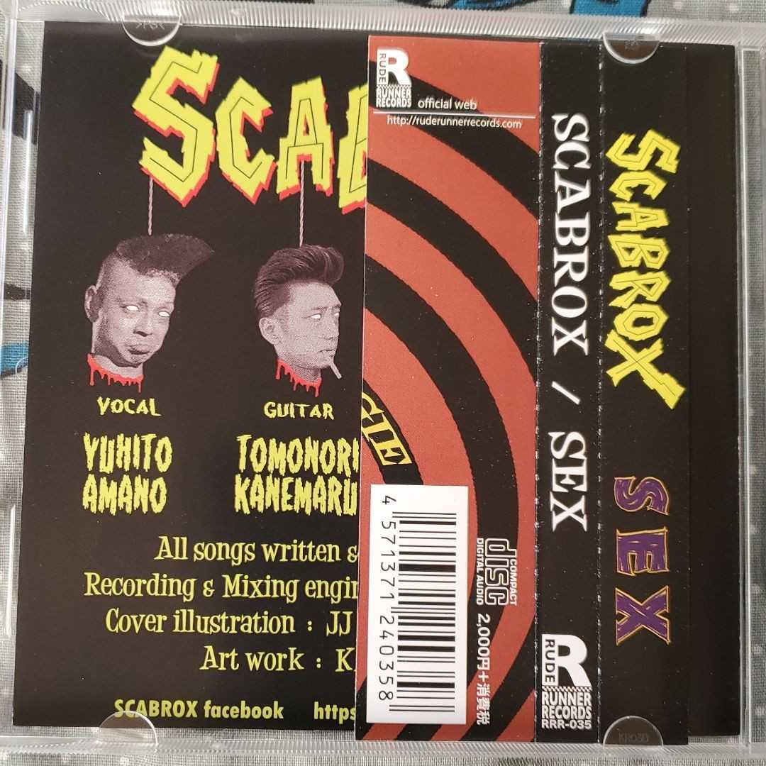 り SCABROX SEX CD 帯あり 【公式通販】
