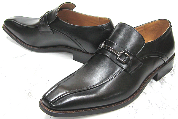 ラスト１足MICHEL KLEIN 天然皮革 BLACK 24.5cm