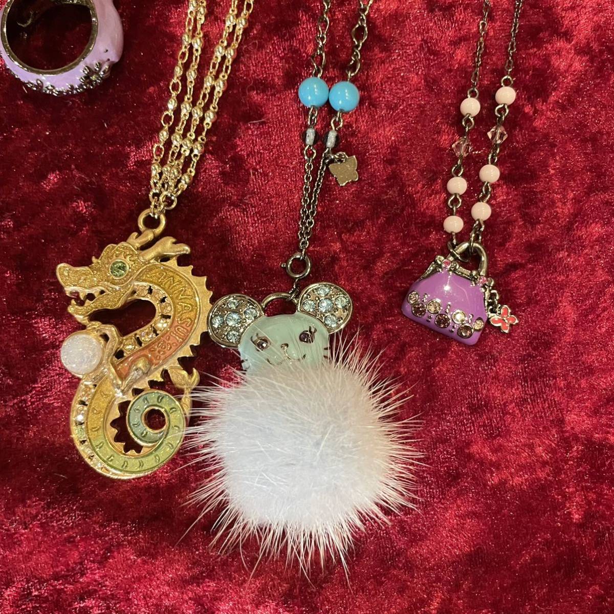 まとめ ANNA SUI アナスイ アクセサリー 6点セット ネックレス リング 