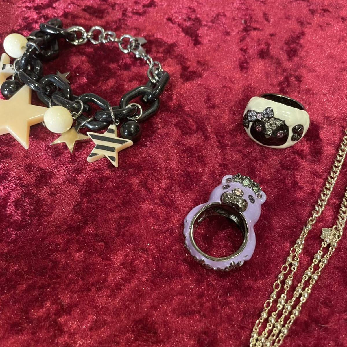 まとめ ANNA SUI アナスイ アクセサリー 6点セット ネックレス リング 