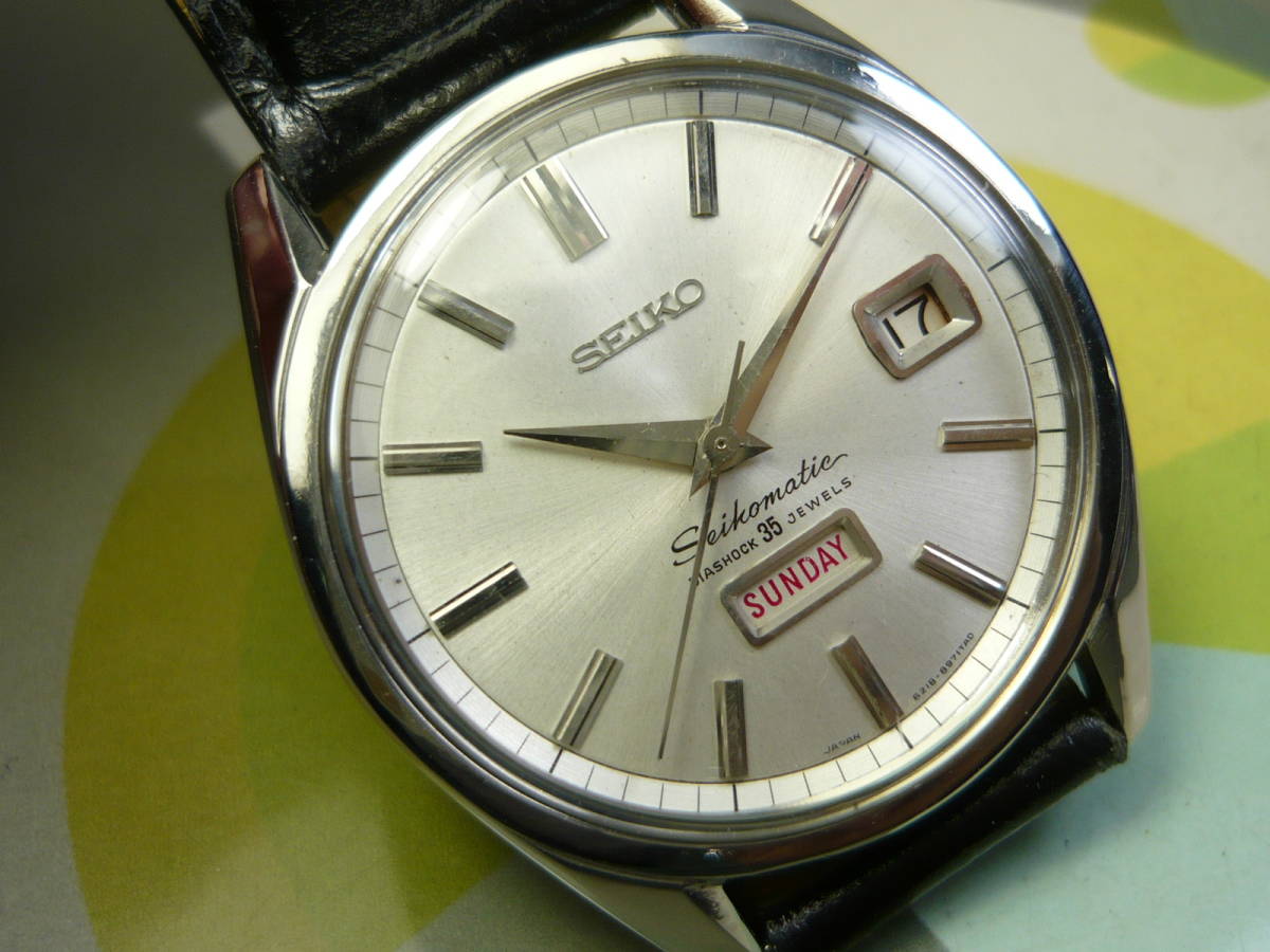 セイコー マチック ウィークデーター 6206-8040 SEIKO 26石 自動巻 62 